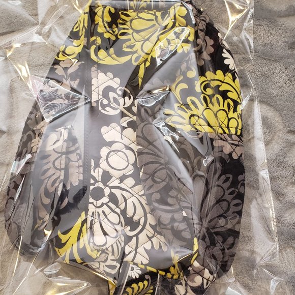 Vera Bradley Sm Black/Yellow Purse - Picture 7 of 7